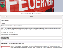 Tablet Screenshot of feuerwehr-merzen.de